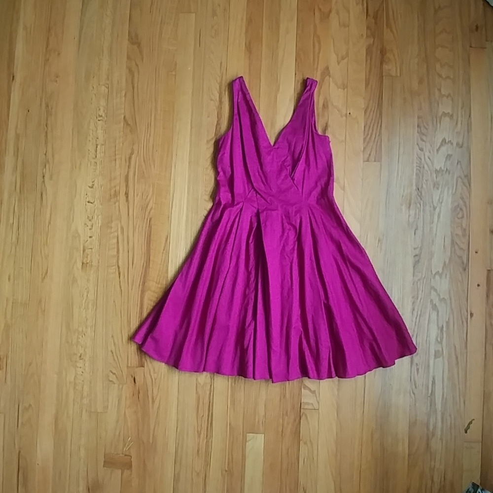Ann Taylor size 10 fuschia pink dress